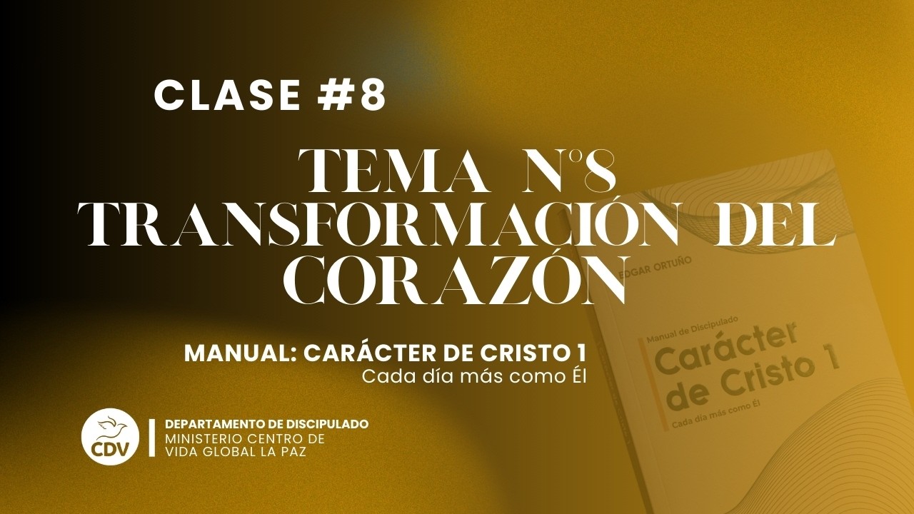 𝗖𝗟𝗔𝗦𝗘 #𝟴 𝗖𝗔𝗥Á𝗖𝗧𝗘𝗥 𝗗𝗘 𝗖𝗥𝗜𝗦𝗧𝗢 𝟭 - 𝗗𝗜𝗦𝗖𝗜𝗣𝗨𝗟𝗔𝗗𝗢