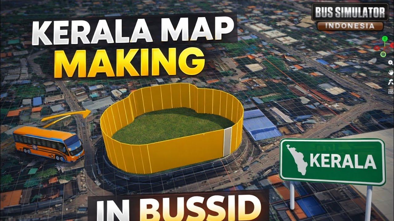 Map Making Workflow | Bussid & ets2 | Chalakudikkaran Official