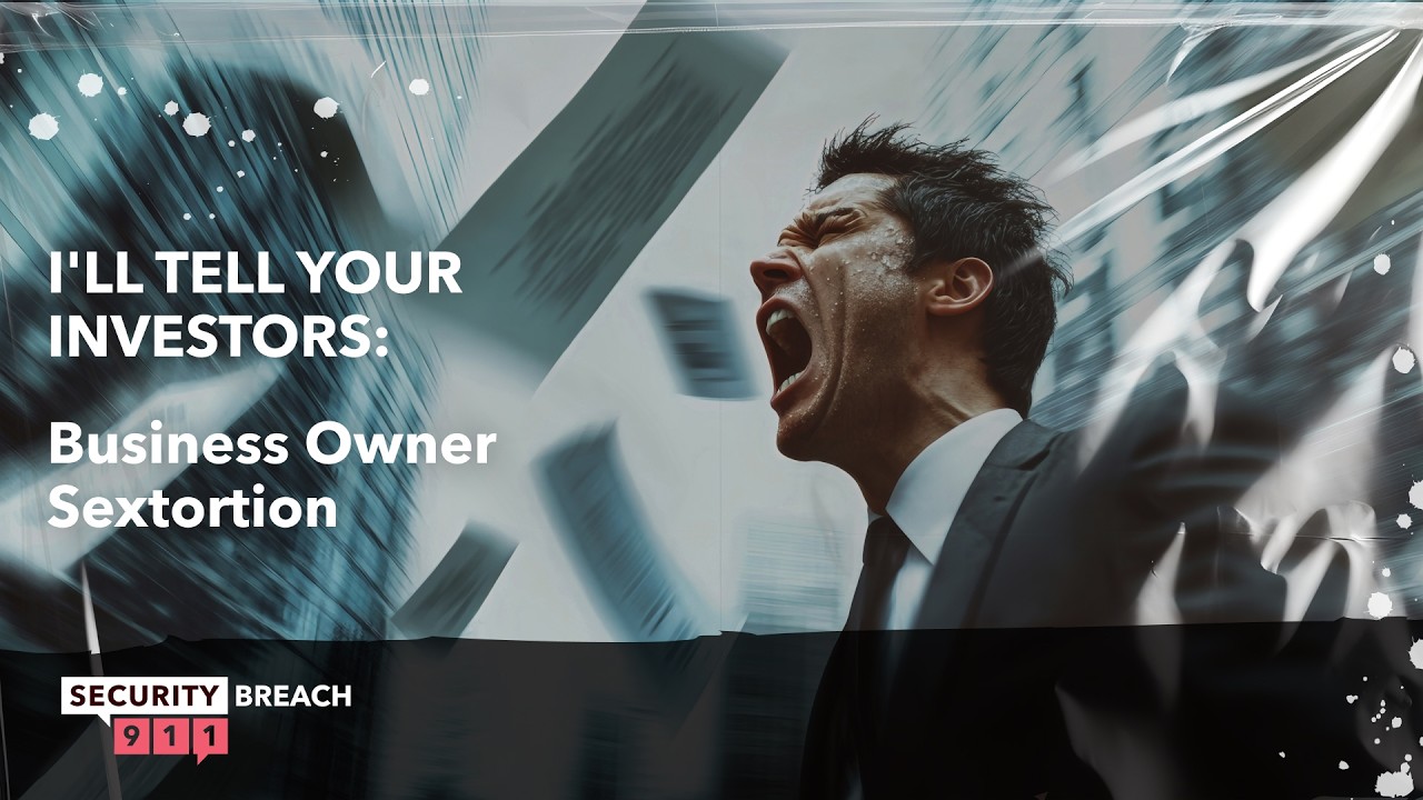 I'll Tell Your Investors: Business Owner Sextortion