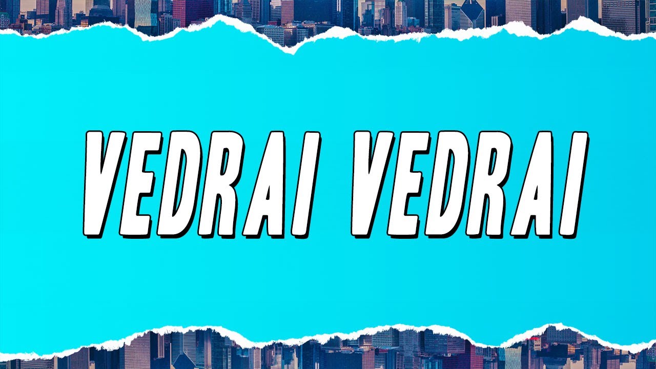 Luigi Tenco - Vedrai Vedrai (Testo)