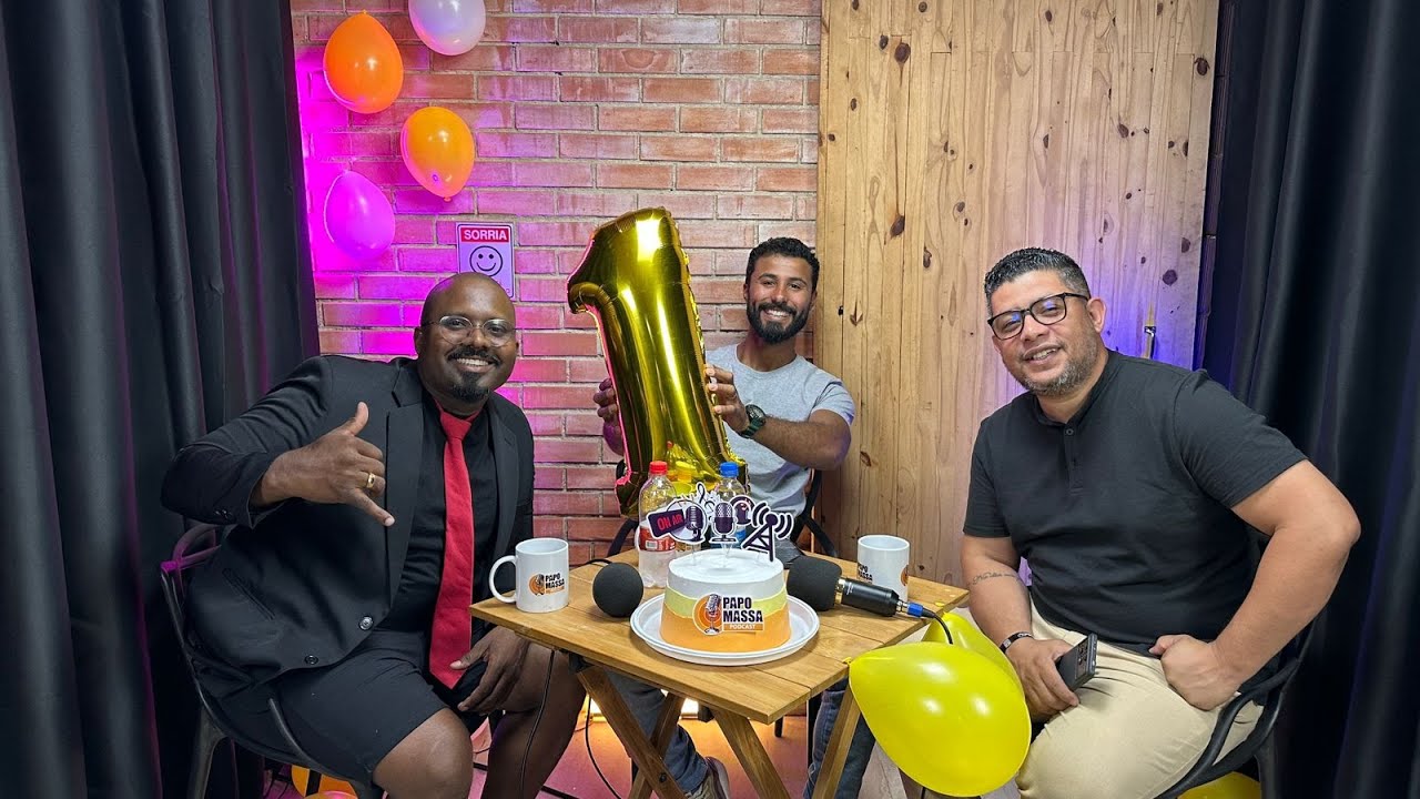 live de 1 ano Papo Massa podcast