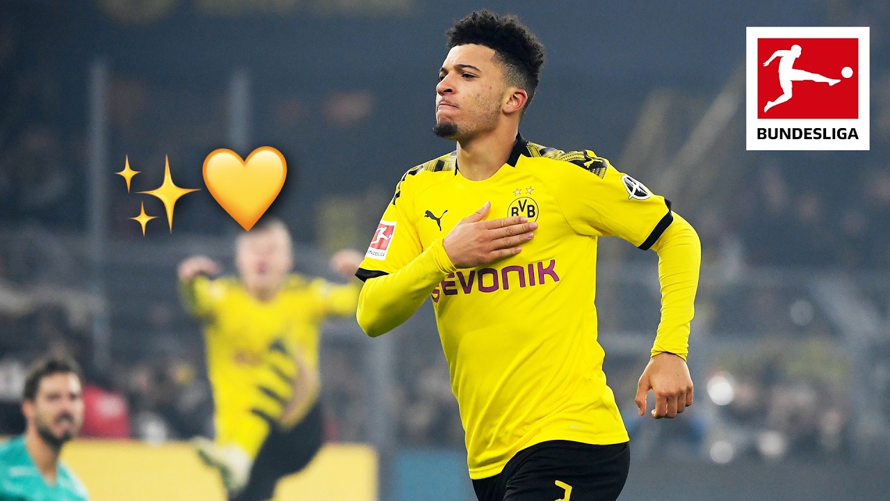 Jadon Sancho and Borussia Dortmund: The Perfect Match 🥹 💛