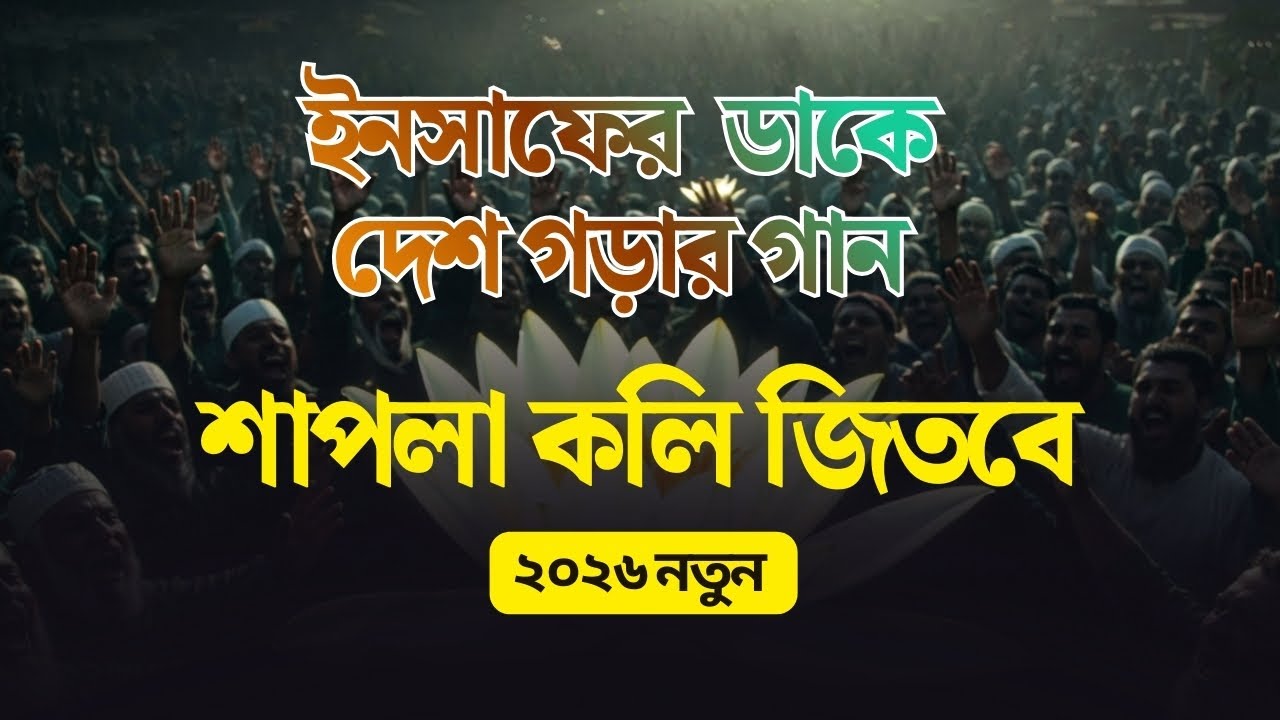 ইনসাফের ডাক | শাপলা কলি জিতবে | Bangla Islamic Folk Song