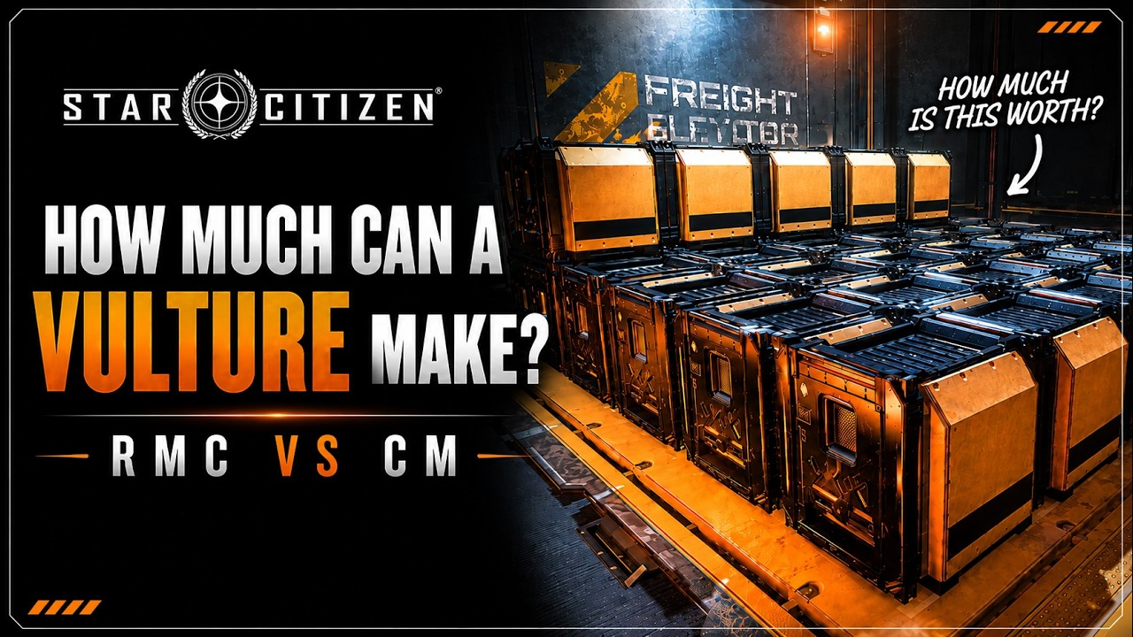 How Much Money Can You Make With a Vulture? RMC vs CM | Star Citizen