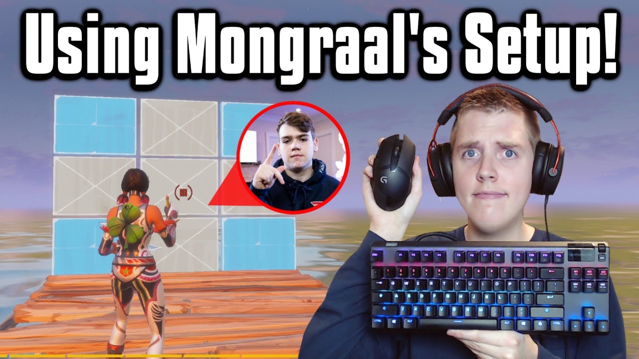 I Played Arena With FaZe Mongraal's Setup! - Fortnite Battle Royale