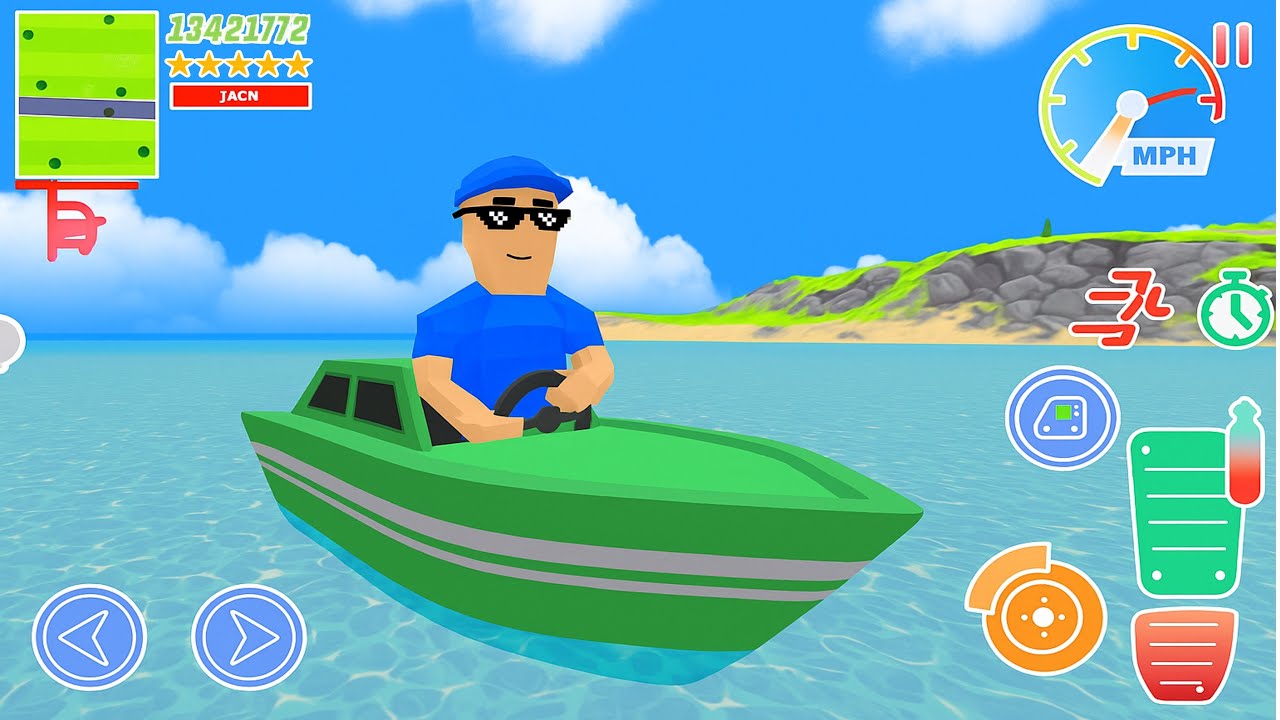 JACK NEW BOAT TOUR IN DUDE THEFT WARS !!! 😱