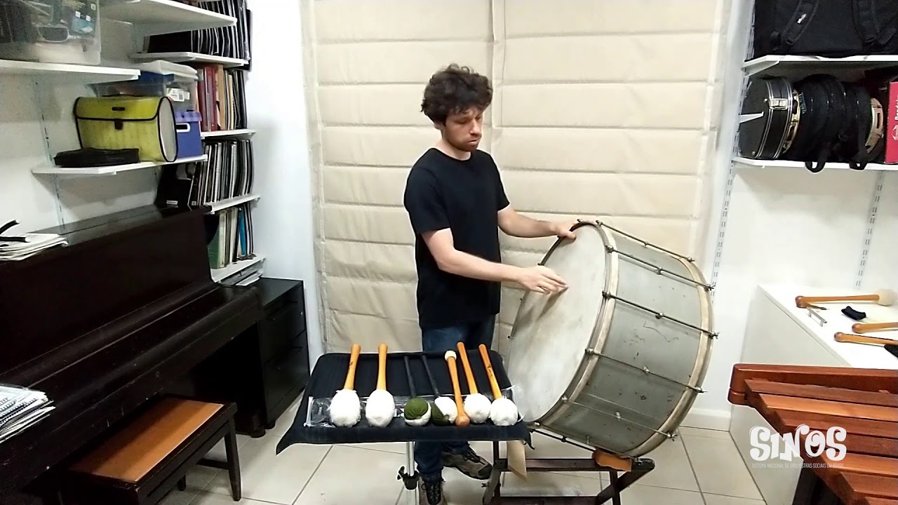 Percussão | Aula 13 | AS BAQUETAS E A TÉCNICA DO BOMBO SINFÔNICO