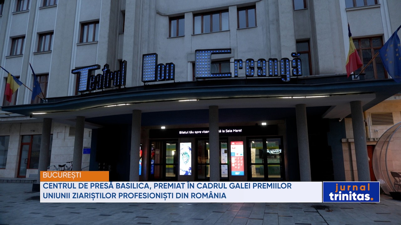 Centrul de Presă Basilica, premiat la Gala Premiilor Uniunii Ziariștilor Profesioniști din România