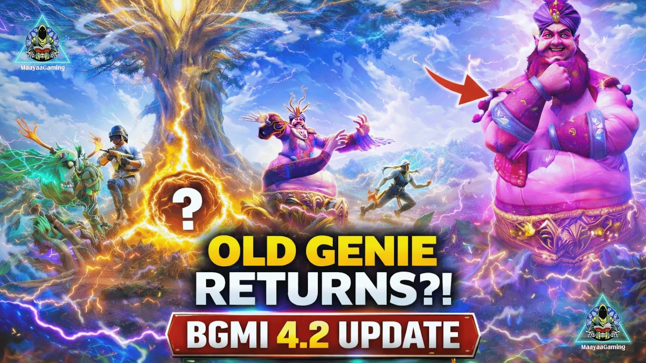 The OLD GENIE Is BACK in BGMI 4.2?! 😱 New Magic Mode Gameplay | Maayaa Gaming