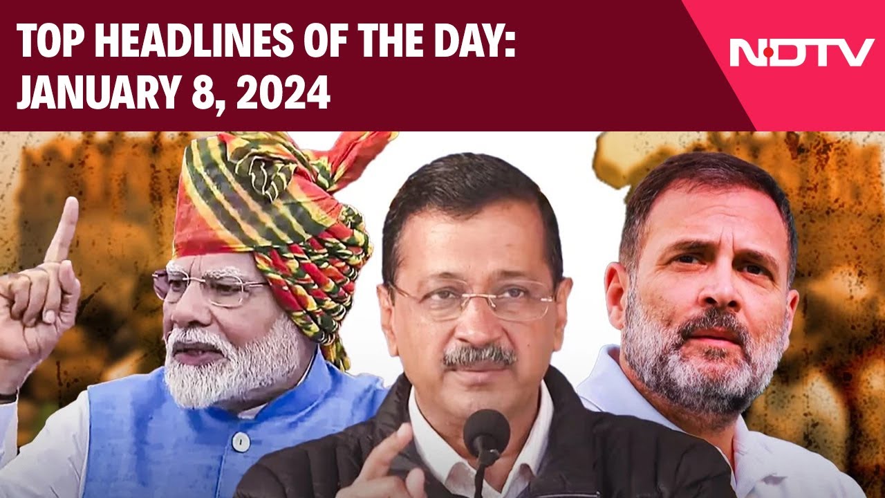 Delhi Voting Date | Delhi To Vote On February 5  | Top Headlines Of The Day: January 8, 2024