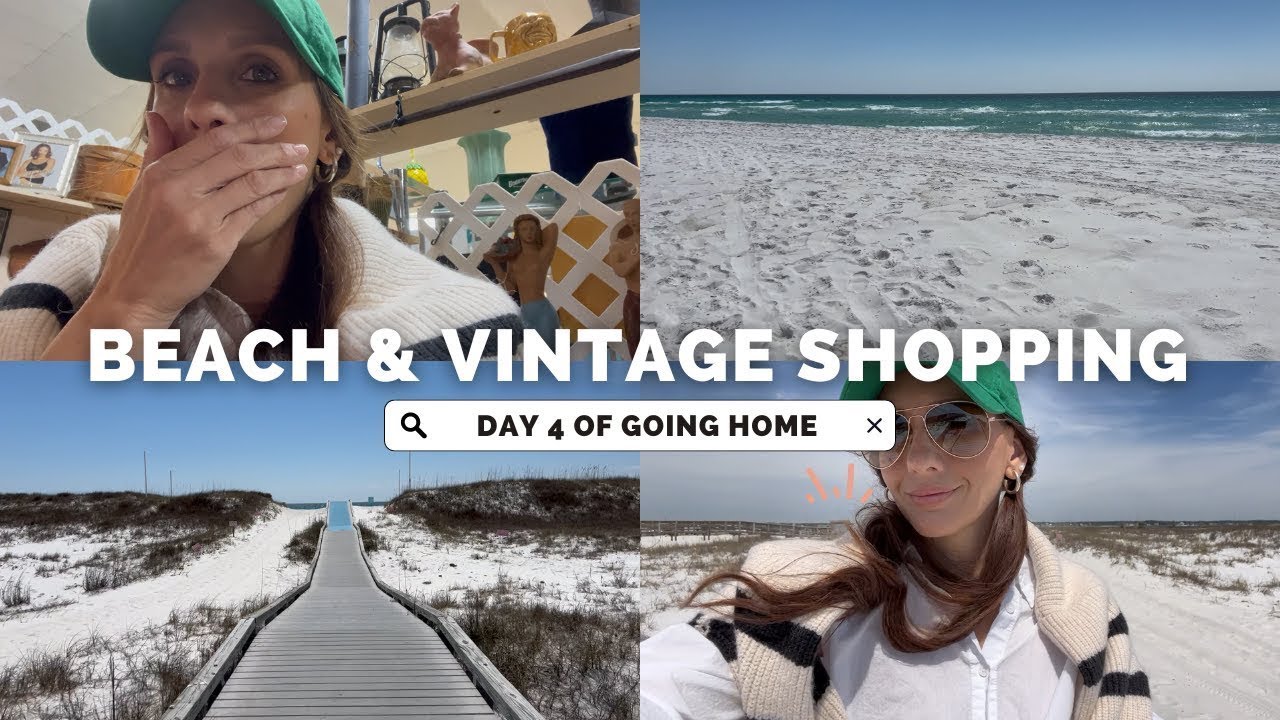Living Life Solo in My 40s | Beach Time + Antique Mall Finds