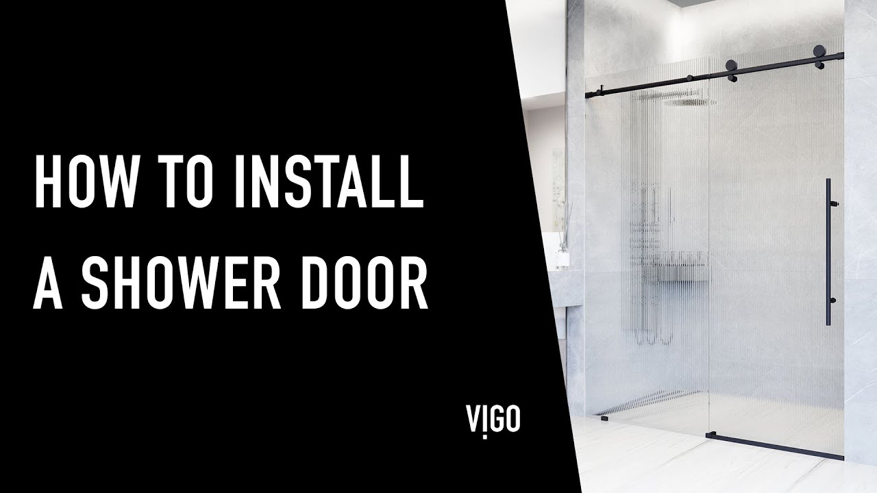 Full Installation Guide for the VIGO ELAN E-CLASS Shower Door (VG6021)