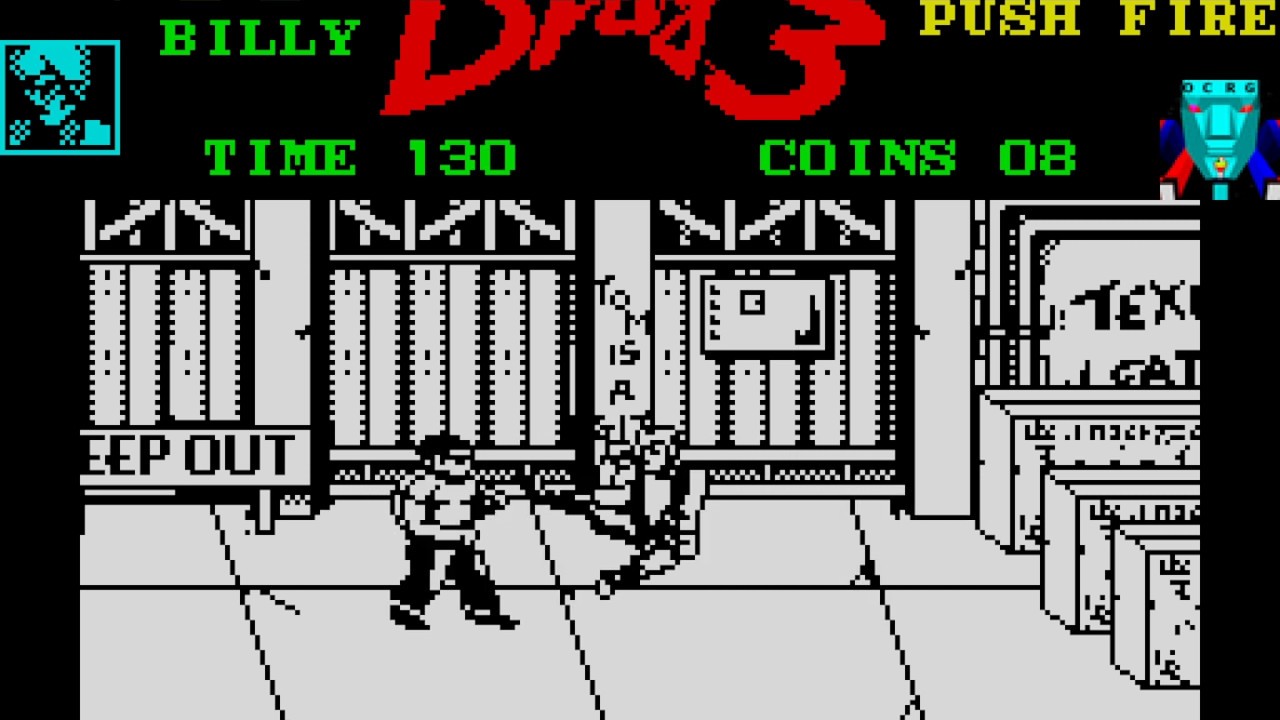 ZX Spectrum Game: Double Dragon 3 (1991 Storm, Tradewest, Inc.)