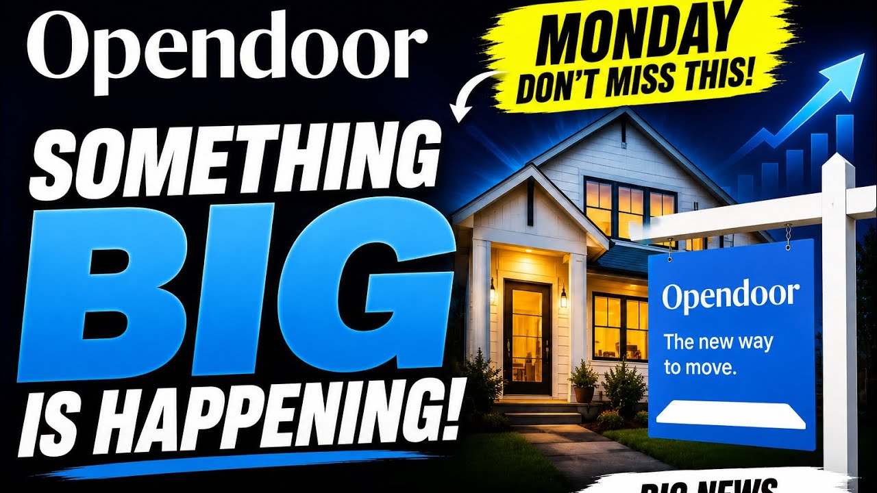 Opendoor Stock HUGE Update! Investors Need to See Thi
