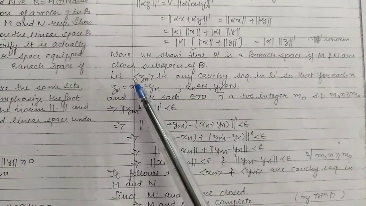 Functional analysis