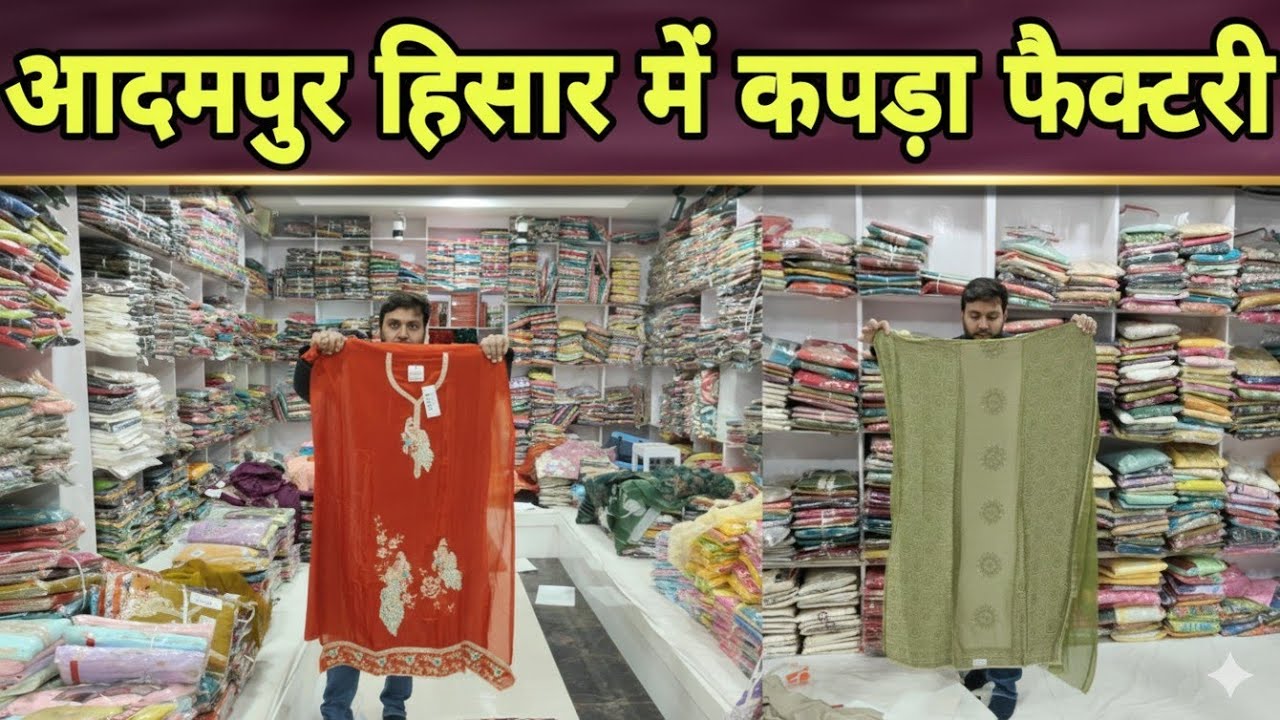 आदमपुर हिसार में कपड़े की फैक्टरी?