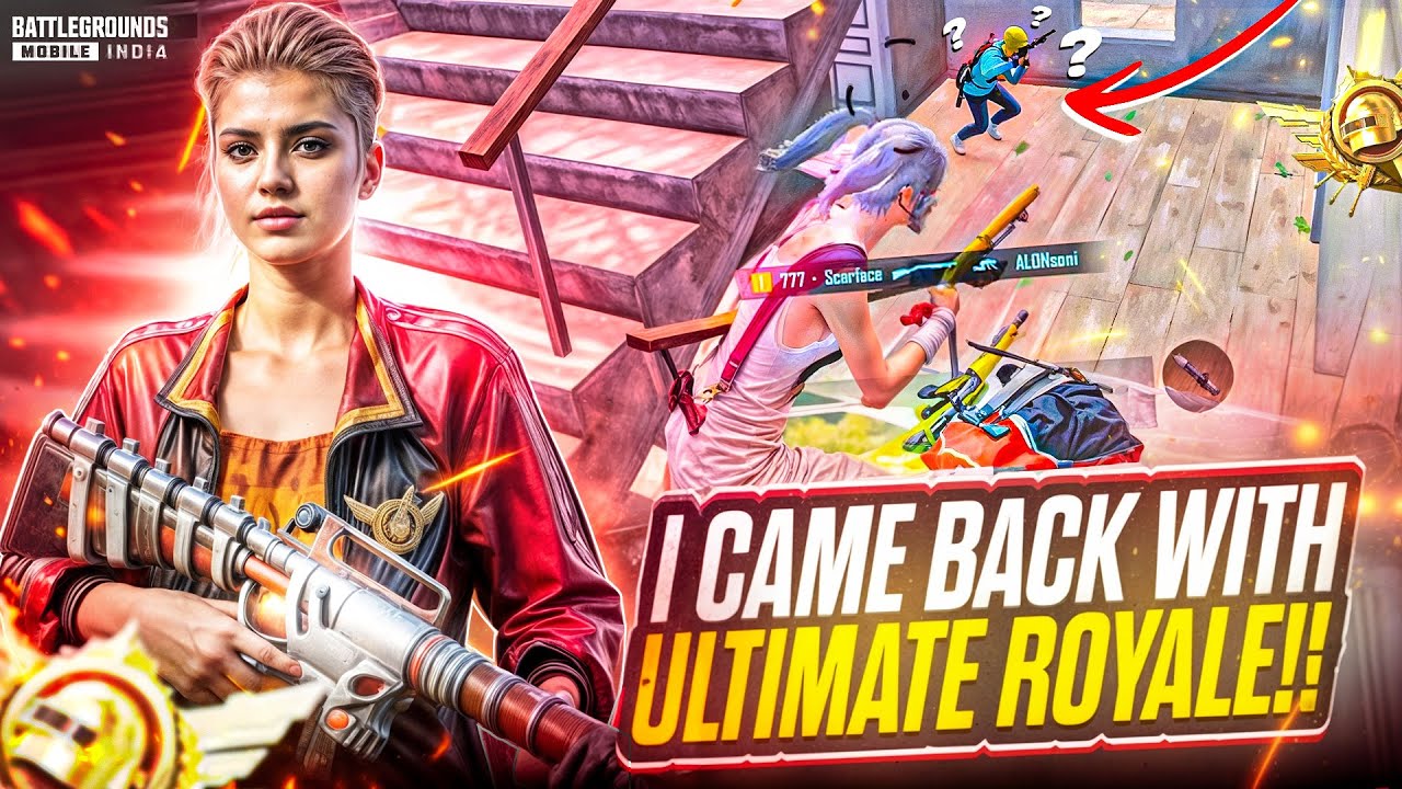 I came back with Ultimate Royal ! 👋🏻🔥 Fastest 3 Finger Player Wmax | BGMI - PUBGMOBILE