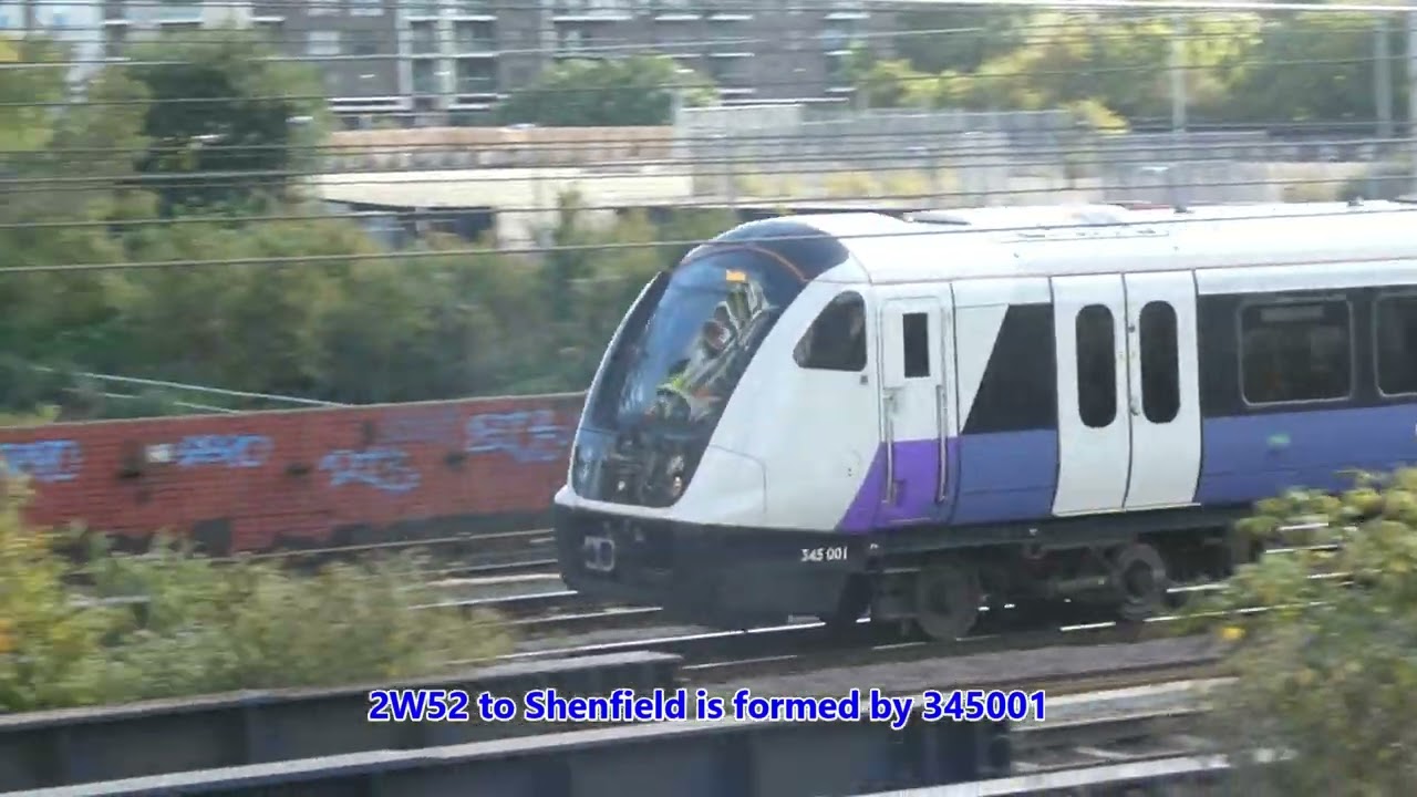 Trains at: Pudding Mill Lane - 10 October, 2022