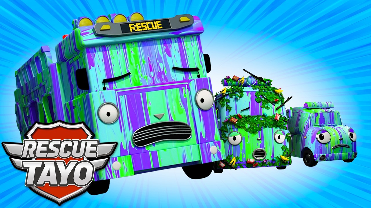 We&rsquo;re Not Monsters! | The car wash is broken! Cars covered in paint!🎨 | Rescue Team Story | Tayo
