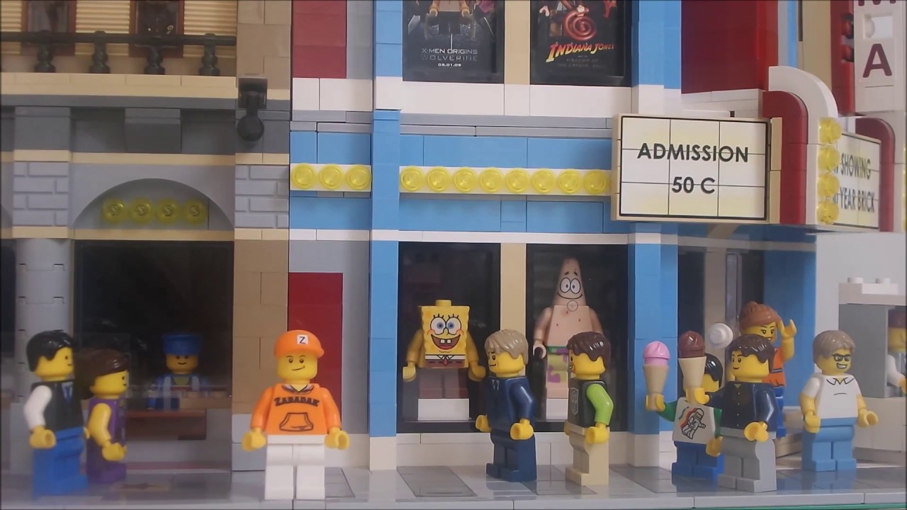 Lego(custom) Cinema's comparison set 10232 & 10184