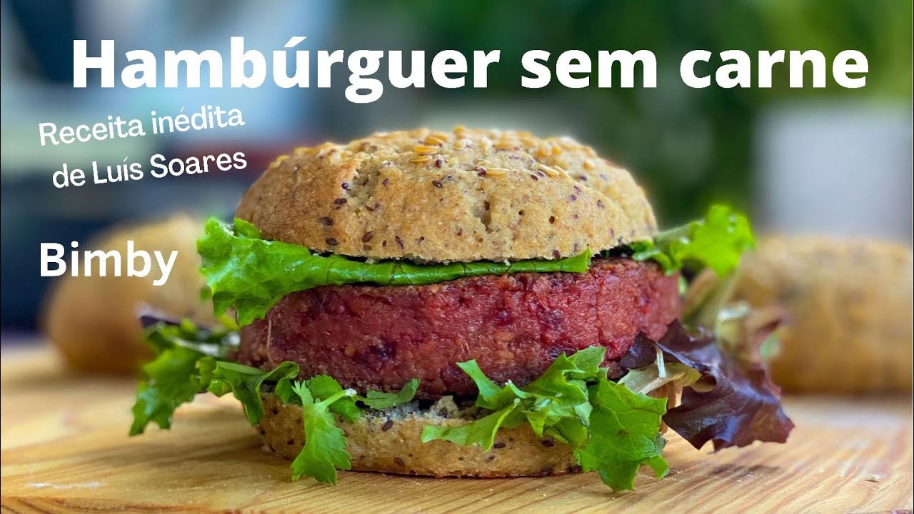 Como fazer hambúrgueres sem carne na Bimby