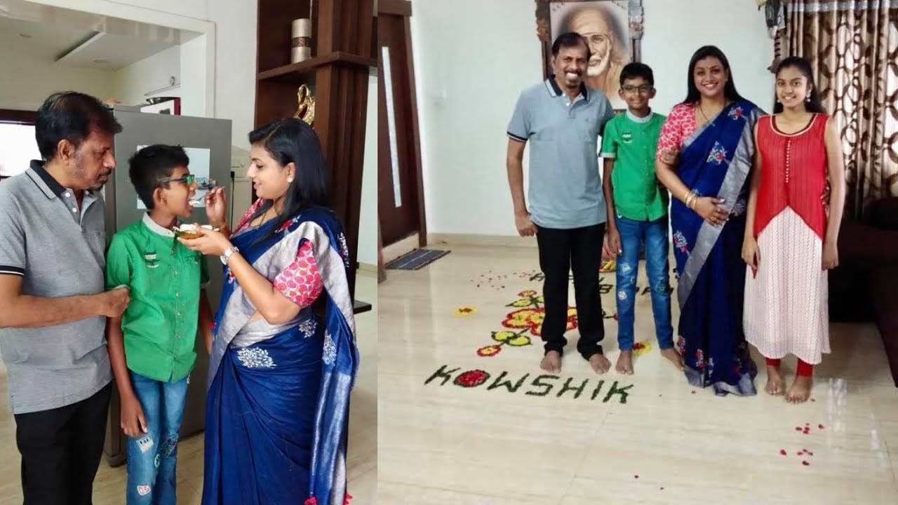 Actress Roja Son Kowshik Birthday Celebration Photos | Tollywood Updates