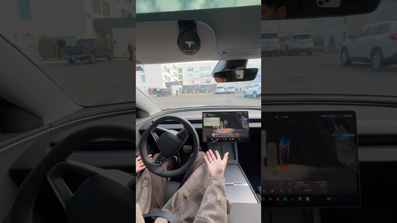 テスラの自動運転が人間業すぎた #テスラ #モデル3 #fsd #tesla