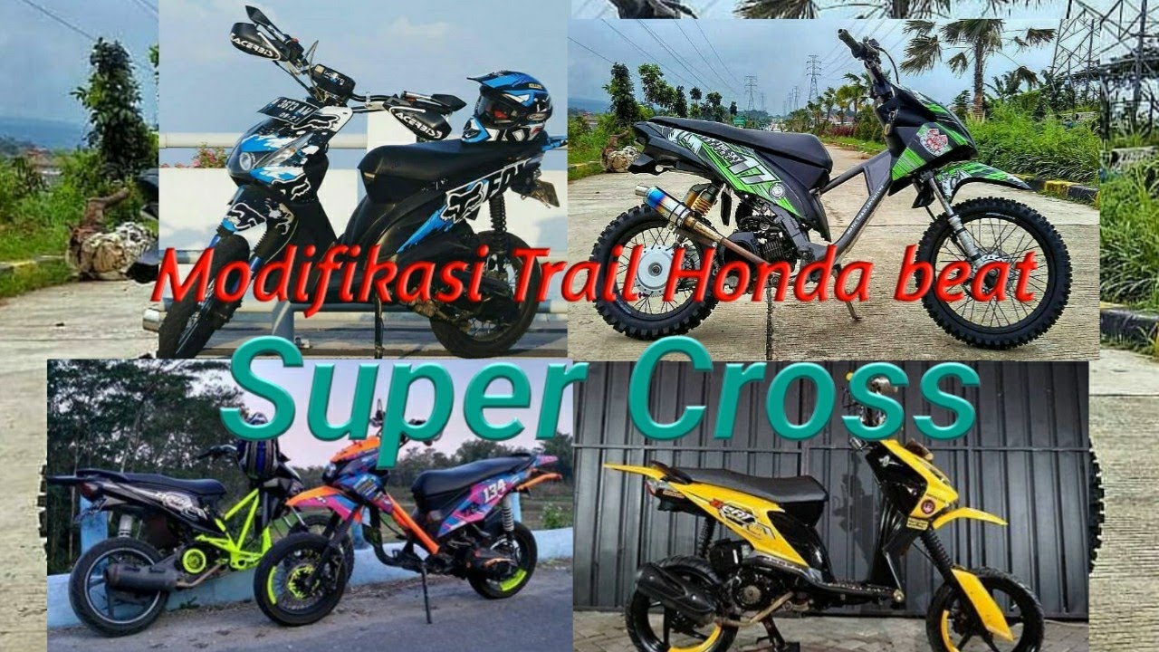 Modifikasi Honda Beat jadi trail (cross)