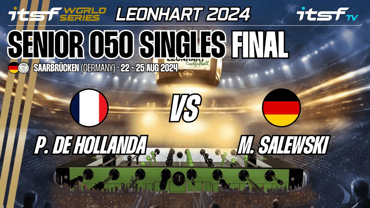 P. De Hollanda vs M. Salewski - Senior Over 50 Singles - Final - ITSF World Series Leonhart 2024
