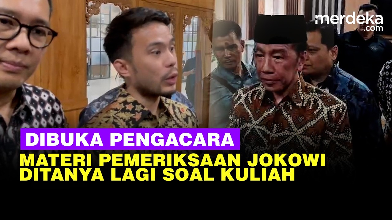 [Full] Pengacara Buka-bukaan Materi Pemeriksaan Jokowi Selama 2,5 Jam di Polresta Surakarta