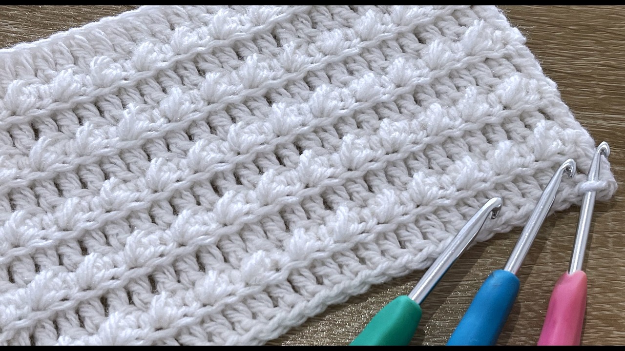 Repeat only 2 rows! The elegant striped design you are looking for!