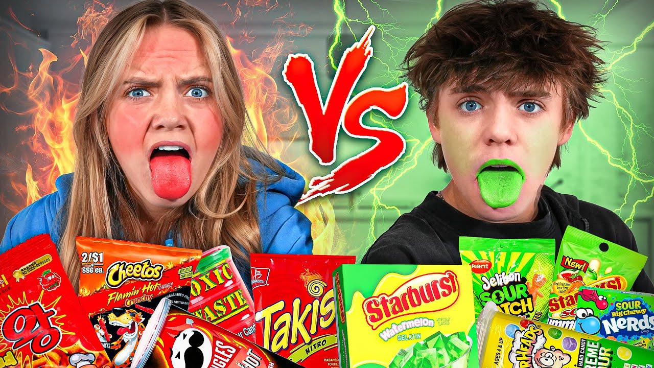 Eating The World&rsquo;s SPICIEST vs SOUREST FOODS