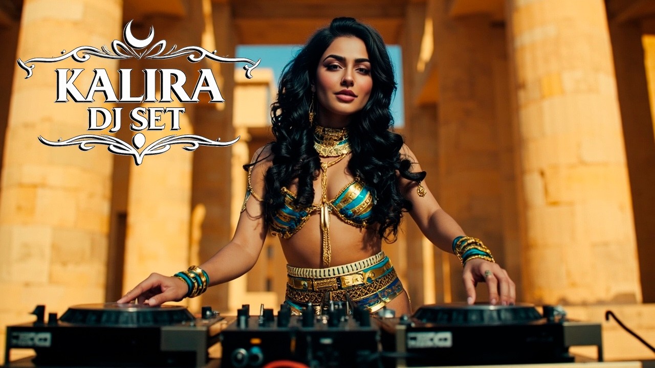 Kalira DJ -Chill Lounge Electronic Music 𓂀 Ancient Egypt Desert Temple Ambient Music Experience.