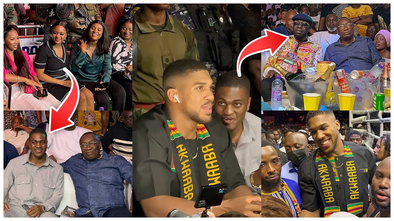 Anthony Joshua, Osei Kwame Despite & Brother + East Legon Executive Surprise Sharaf Mahama& Sister