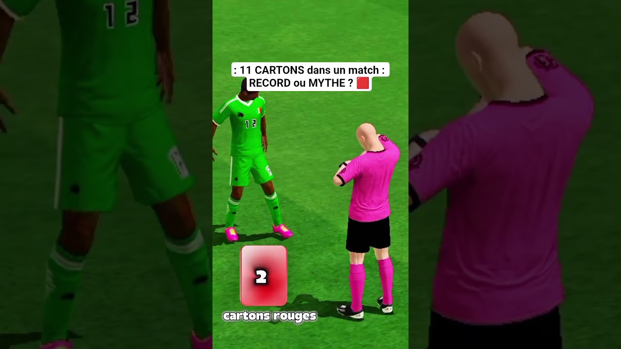 Est-il possible de voir 11 cartons sortir dans un seul match ? 🤔On revient sur les records
