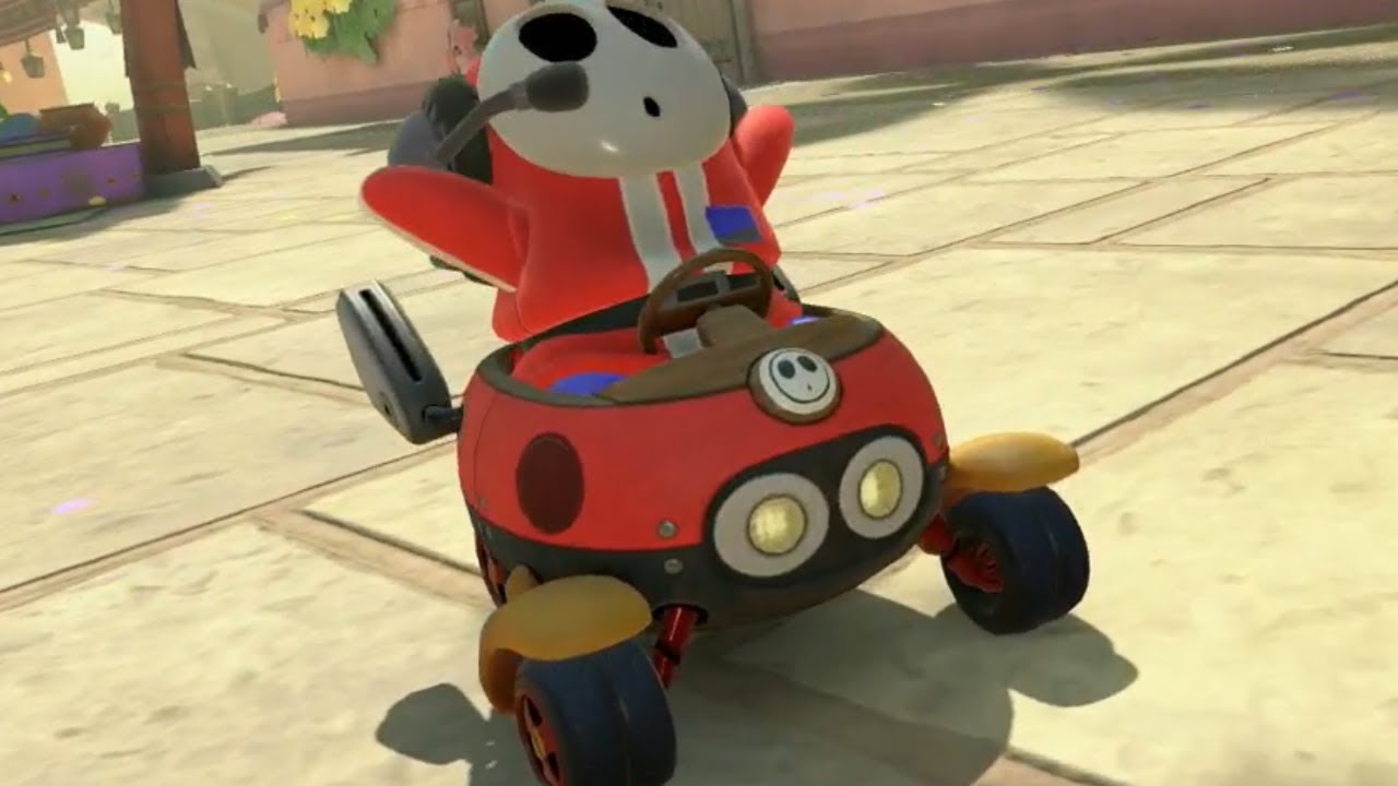 Mario Kart World - Free Roam - Shy Guy Bazaar (All P Switches)