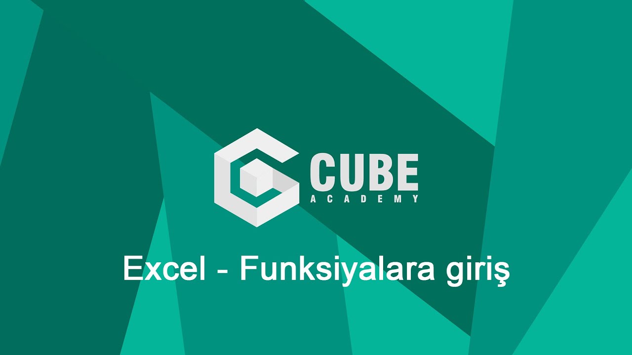 Excel - Funksiyalara giriş