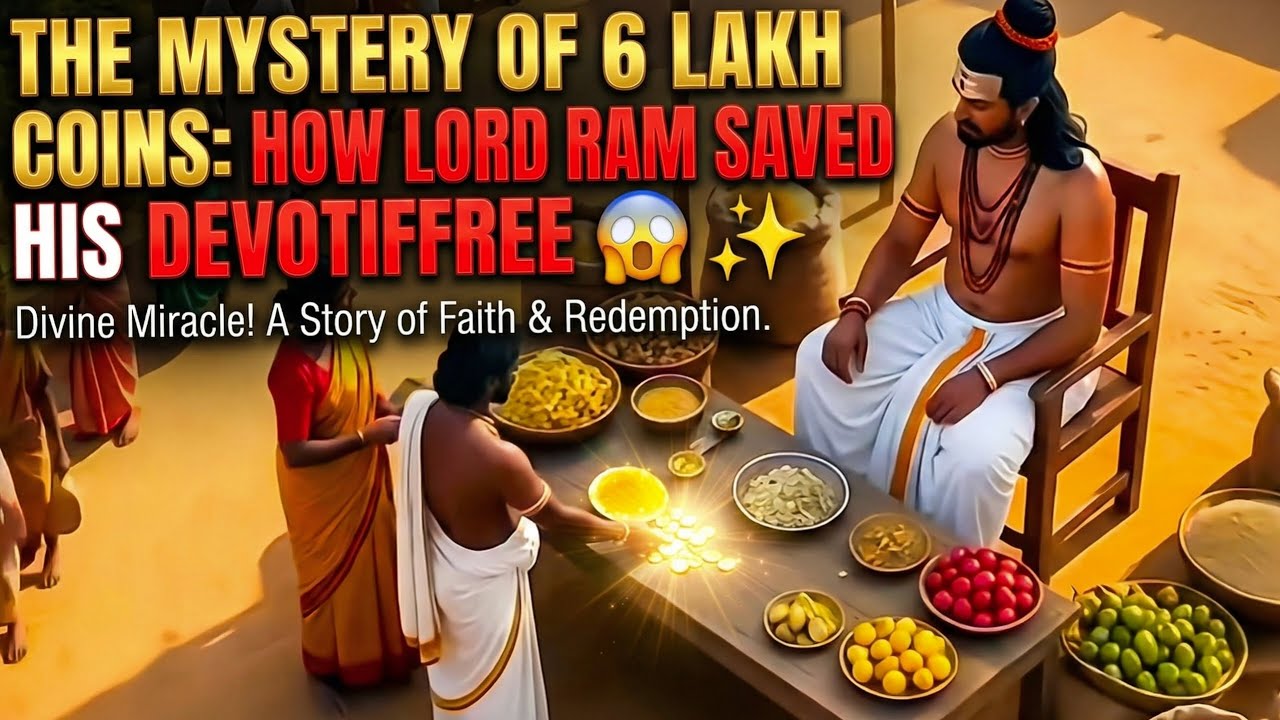 The Mystery of 6 Lakh Gold Coins || How Lord Ram Saved His Devotee 😱✨