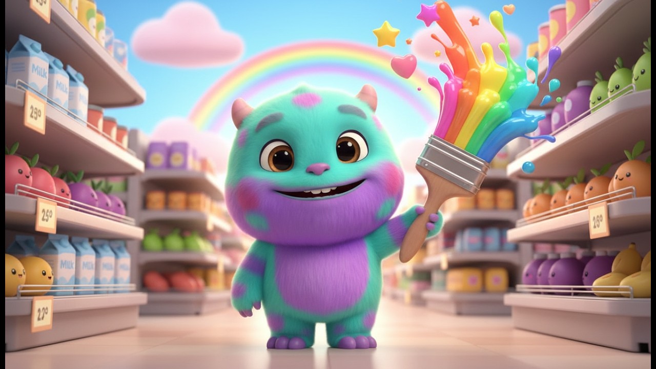 Toto das Monster im Supermarkt & Toto malt die Welt bunt 1,2 🛒🎨 | Lustige Kinderlieder Deutsch