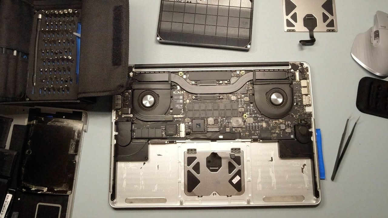 Замена трекпада на MacBook Pro A1398