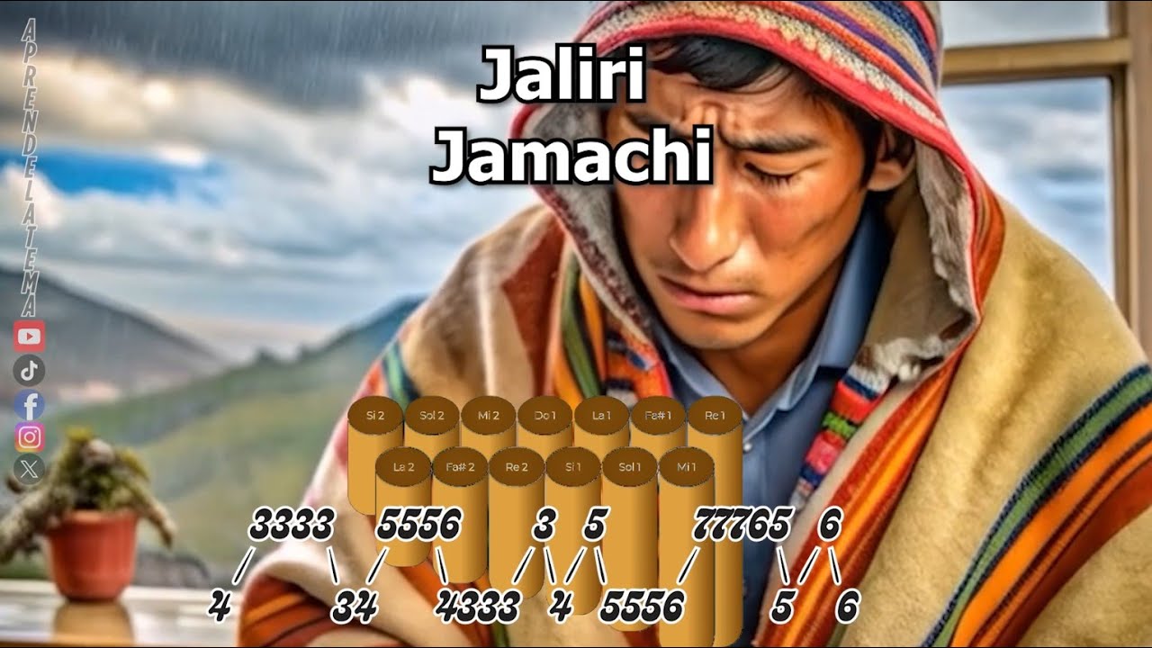 Jaliri Jamachi - APRENDE ZAMPOÑA NUMEROFONIA Y LETRA TUTORIAL