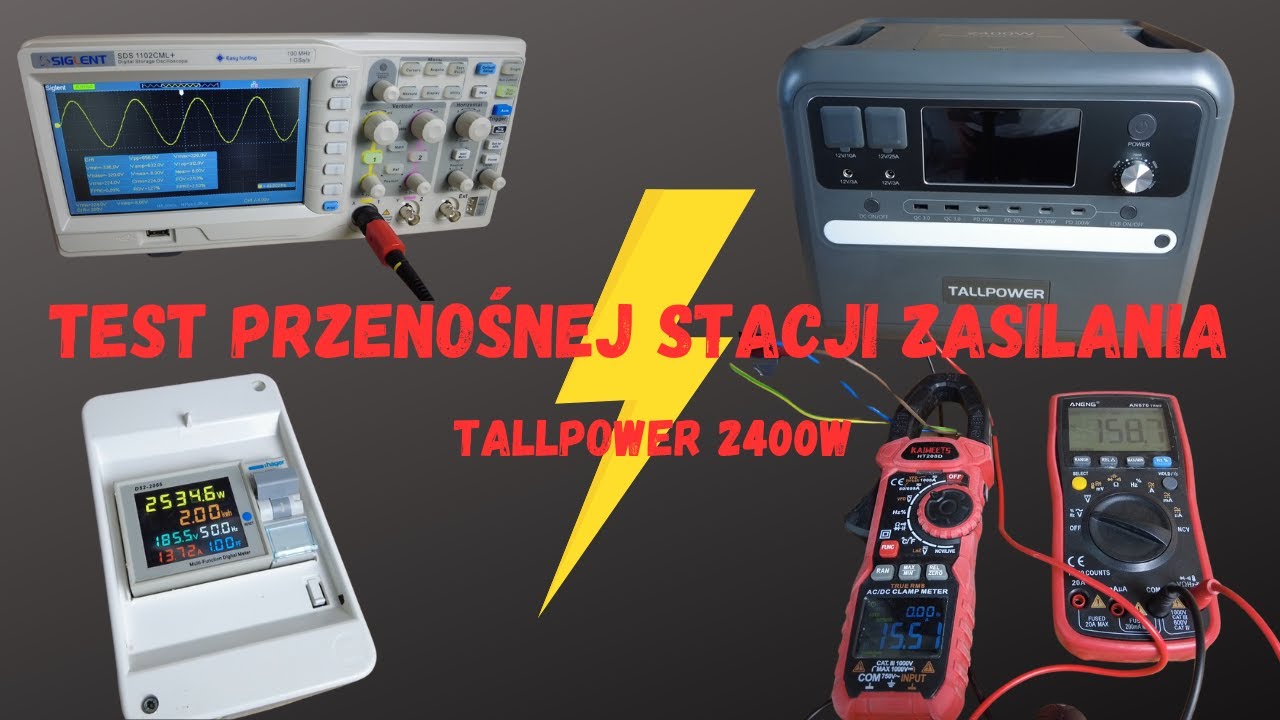 Przenośna stacja zasilania TALLPOWER 2400W