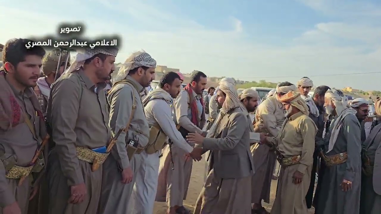 آل علي بن راشد يتقدمهم الشيخ مبخوت  العرادة يقدمون واجب العزاء بوفاة الشيخ حمد بن وهيط العبيدي
