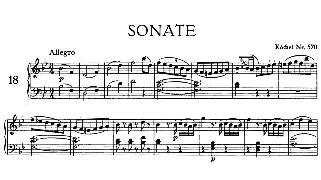 Mozart: Piano Sonata No. 17 in B flat KV 570 - Christoph Eschenbach, 1970 - DG 2561 073