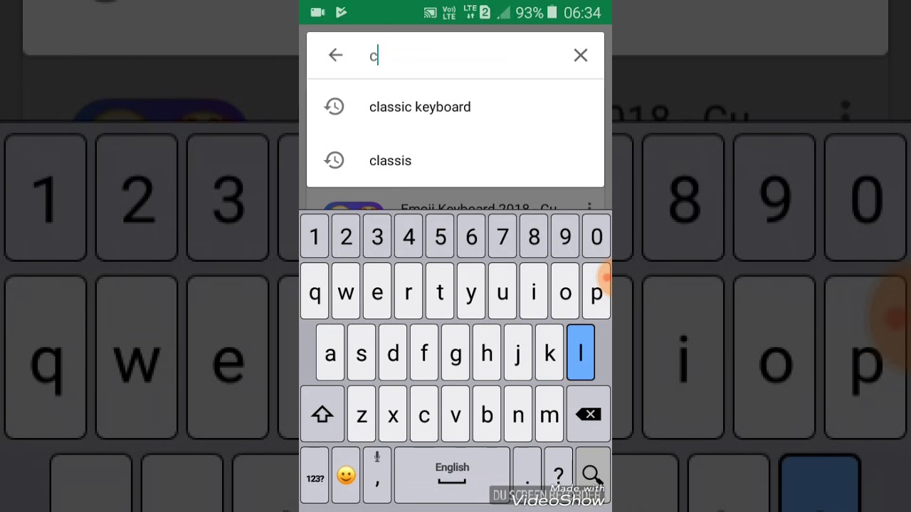 New classic keyboard