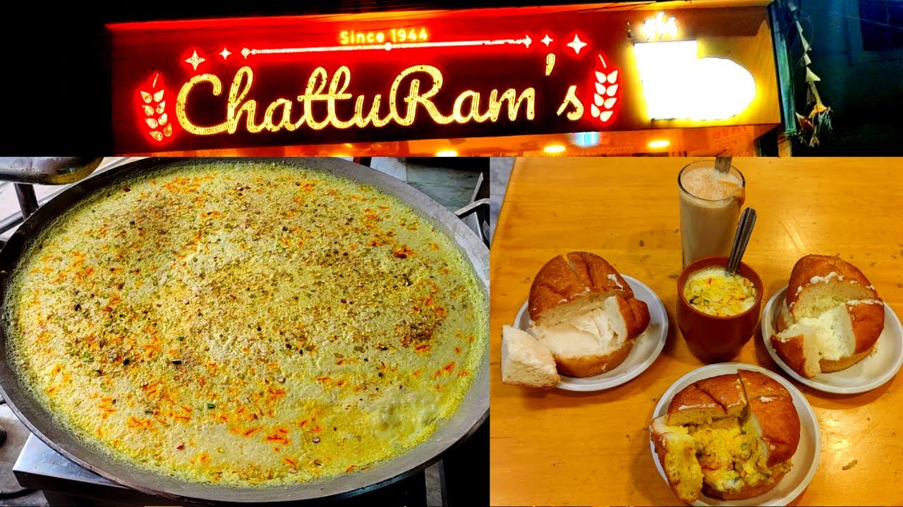 Chhattu Ram, Begum Bazar, Hyderabad, 80 Years Old Famous Kesar Bun Malai, Curd only @ Rs.60/- per kg