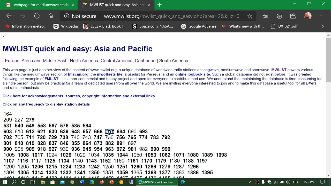 Great Mediumwave AM radio DXers resource for finding stations MWLIST