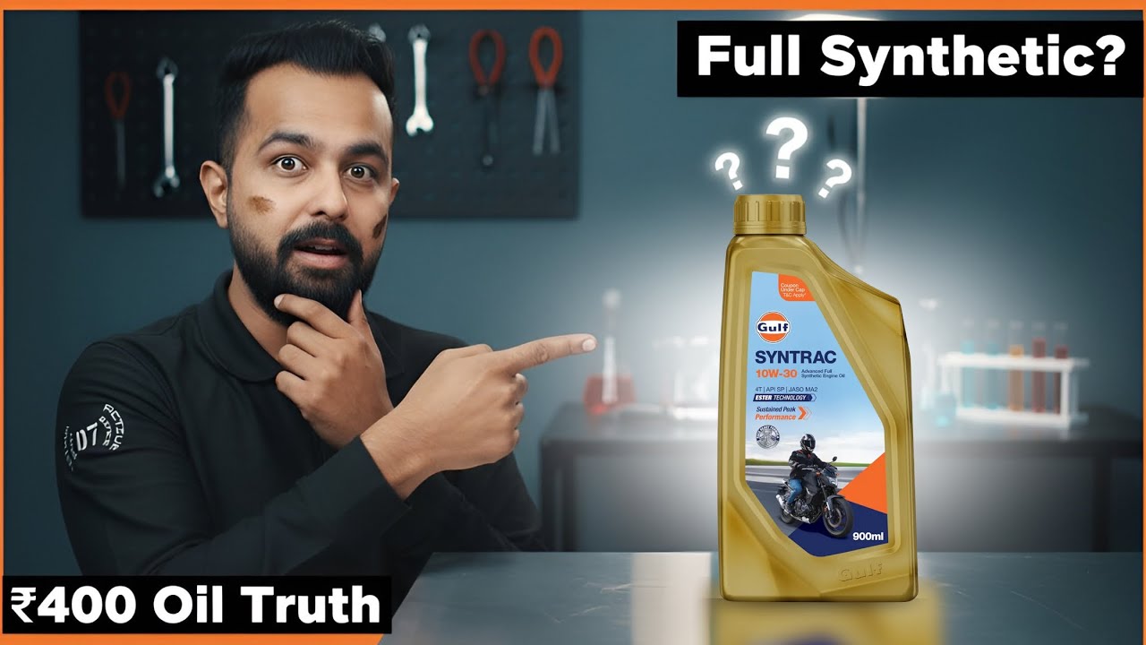 Gulf Syntrac ₹400 Oil 😳 Full Synthetic ya Marketing Scam? | Honest Review 🔍🔥