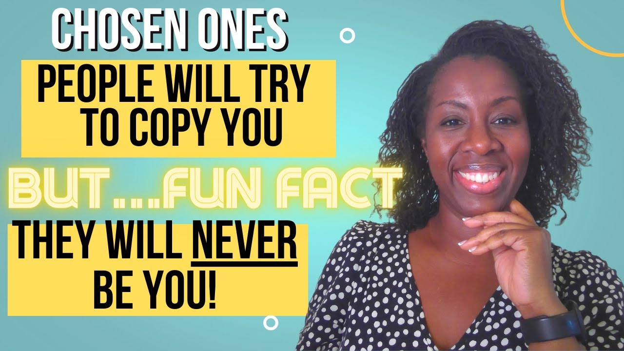 CHOSEN ONES-THEY WILL TRY TO COPY YOU BUT FUN FACT, THEY WILL NEVER BE YOU #chosen #chosenones #copy