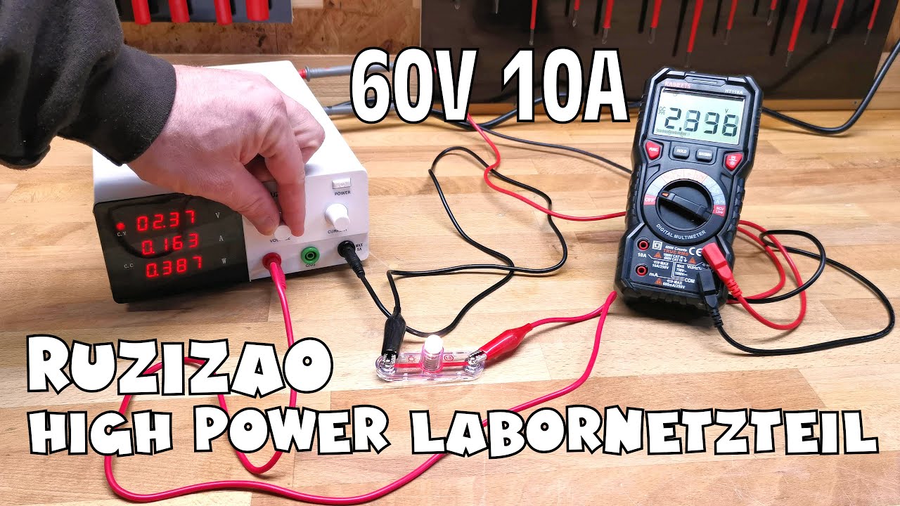 RUZIZAO HighPower Labornetzteil (0-60V, 0-10A)